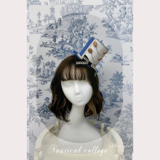 Nautical College Lolita Hat by Alice Girl (AGL76A)